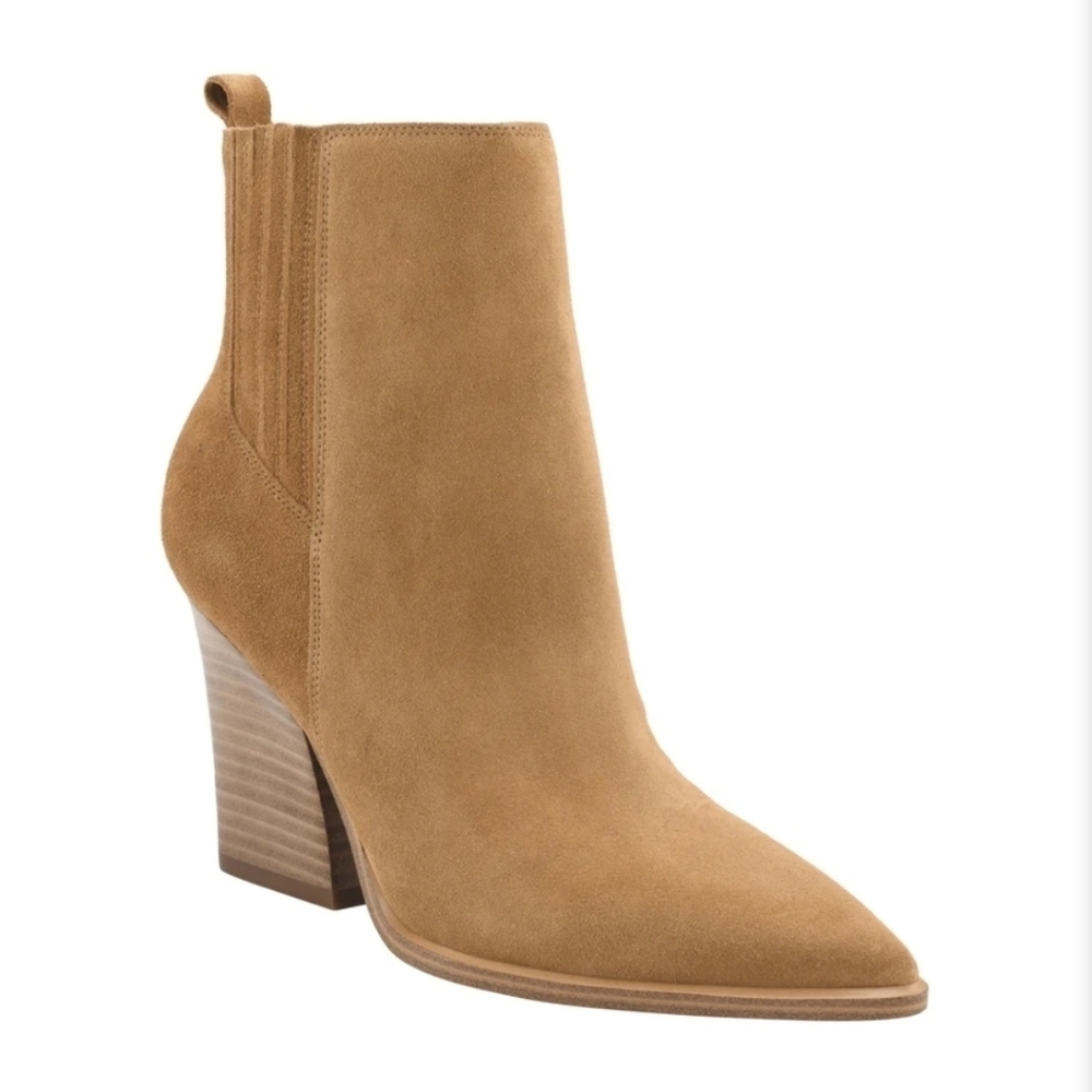 Marc Fisher Mariel Heeled Western Bootie SZ 9.5